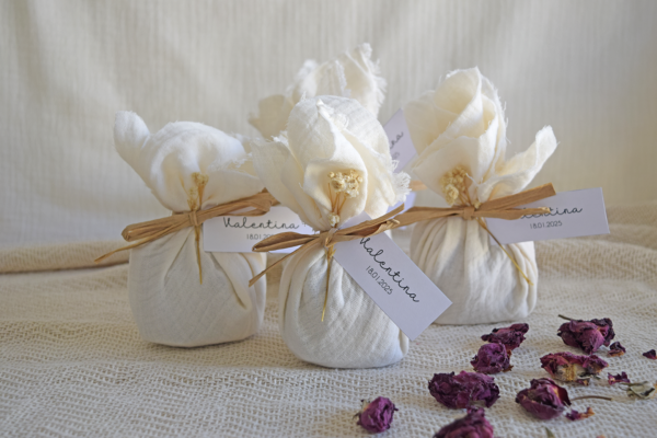Bolsas de rosas secas