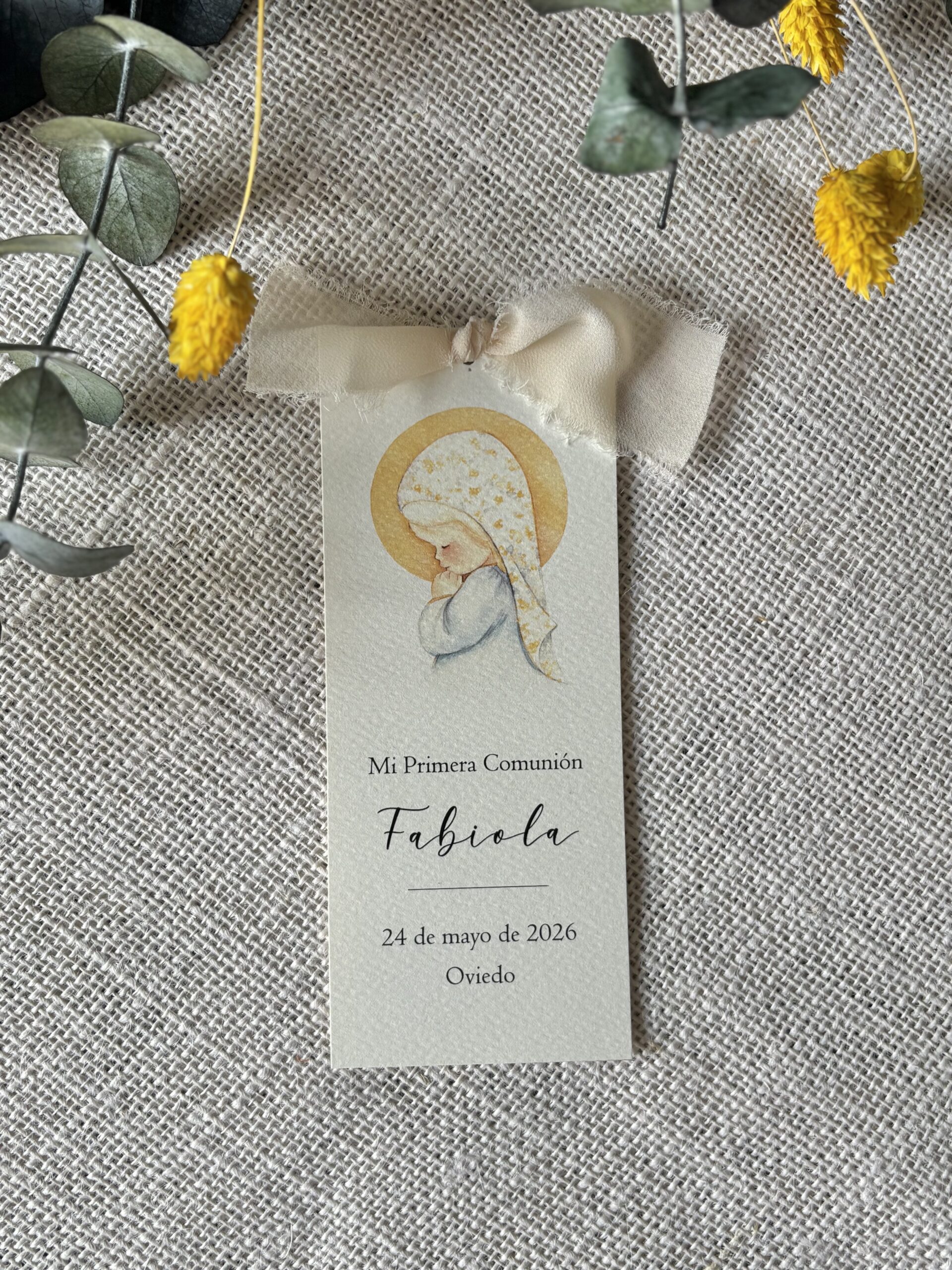 Recordatorio de Comunión clásico (1 tarjeta) - Imagen 7